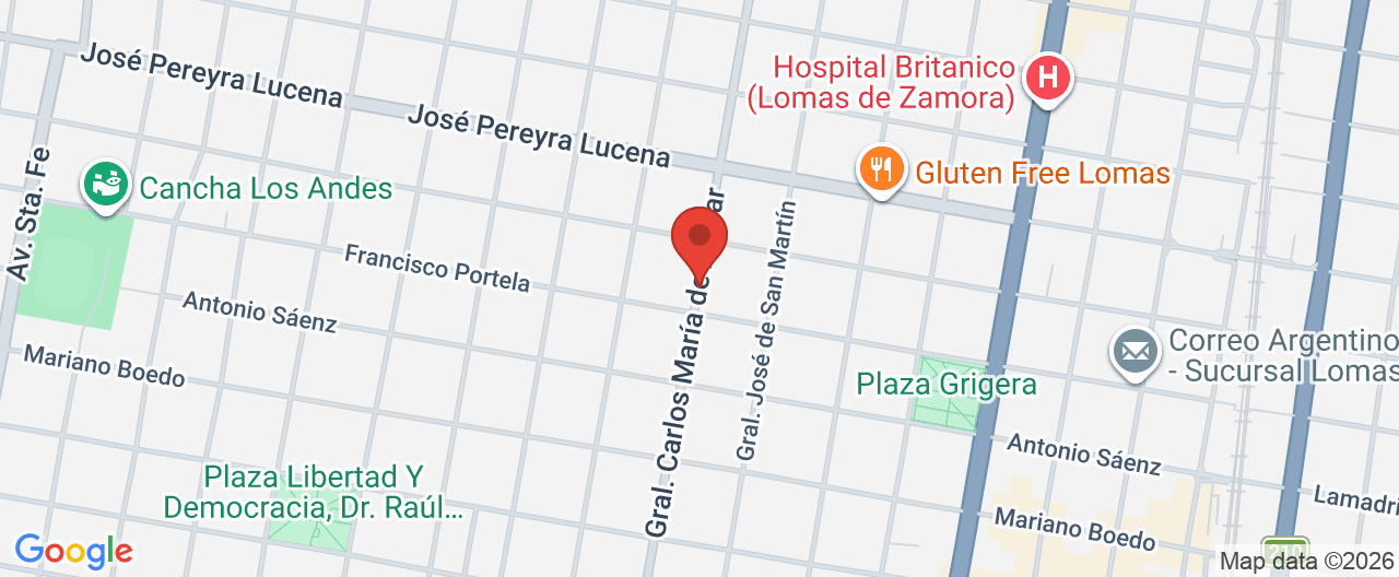 Mapa de la ubicación