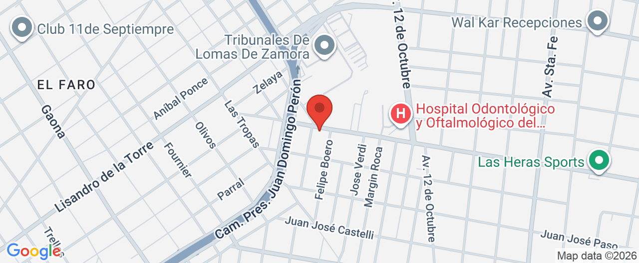 Mapa de la ubicación