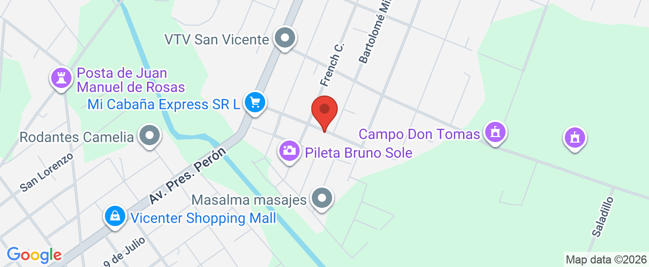 Mapa de la ubicación