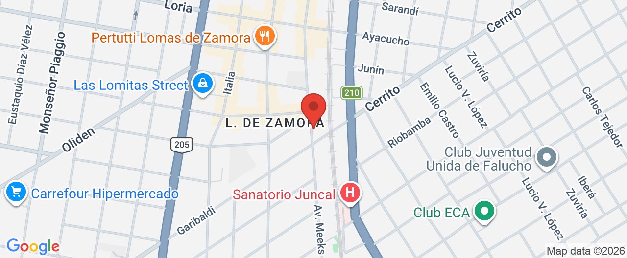 Mapa de la ubicación