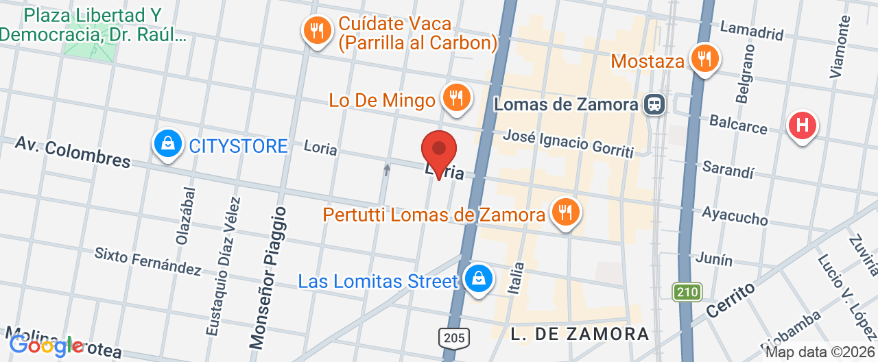 Mapa de la ubicación