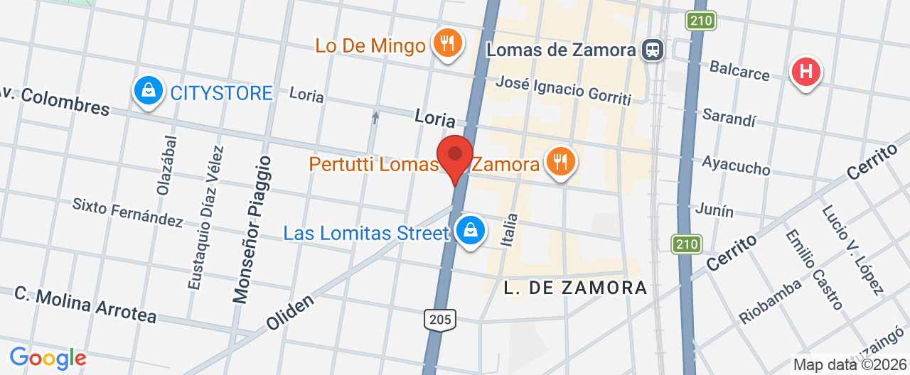 Mapa de la ubicación