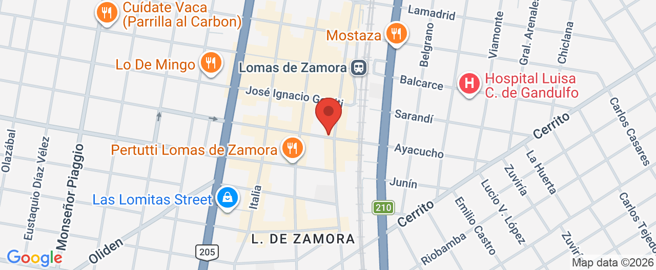 Mapa de la ubicación