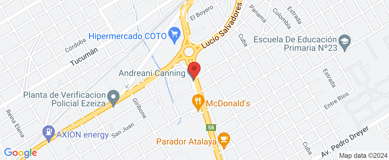 Mapa de la ubicación