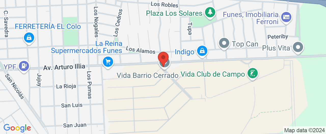Mapa de la ubicación
