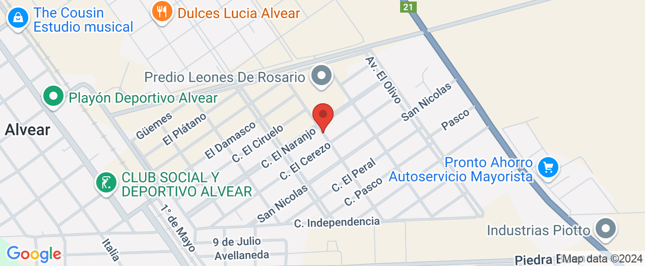 Mapa de la ubicación