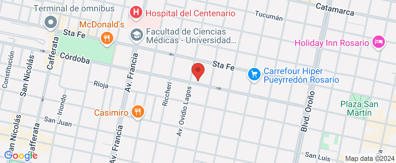 Mapa de la ubicación