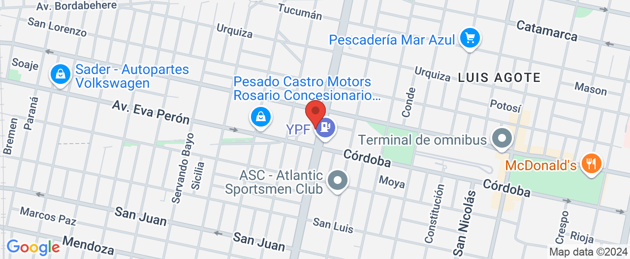 Mapa de la ubicación