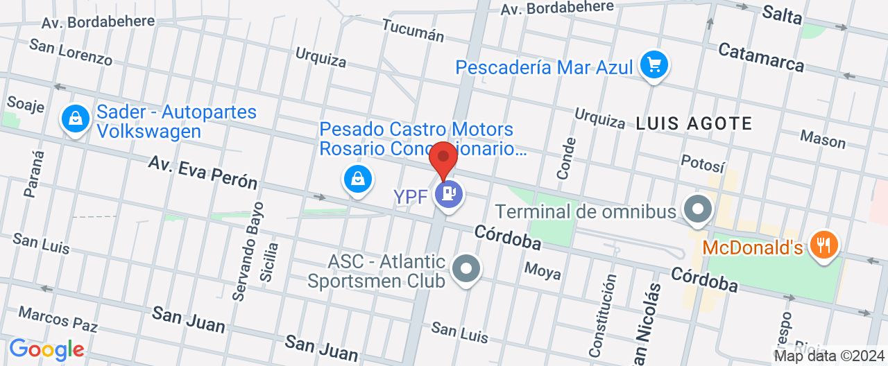 Mapa de la ubicación