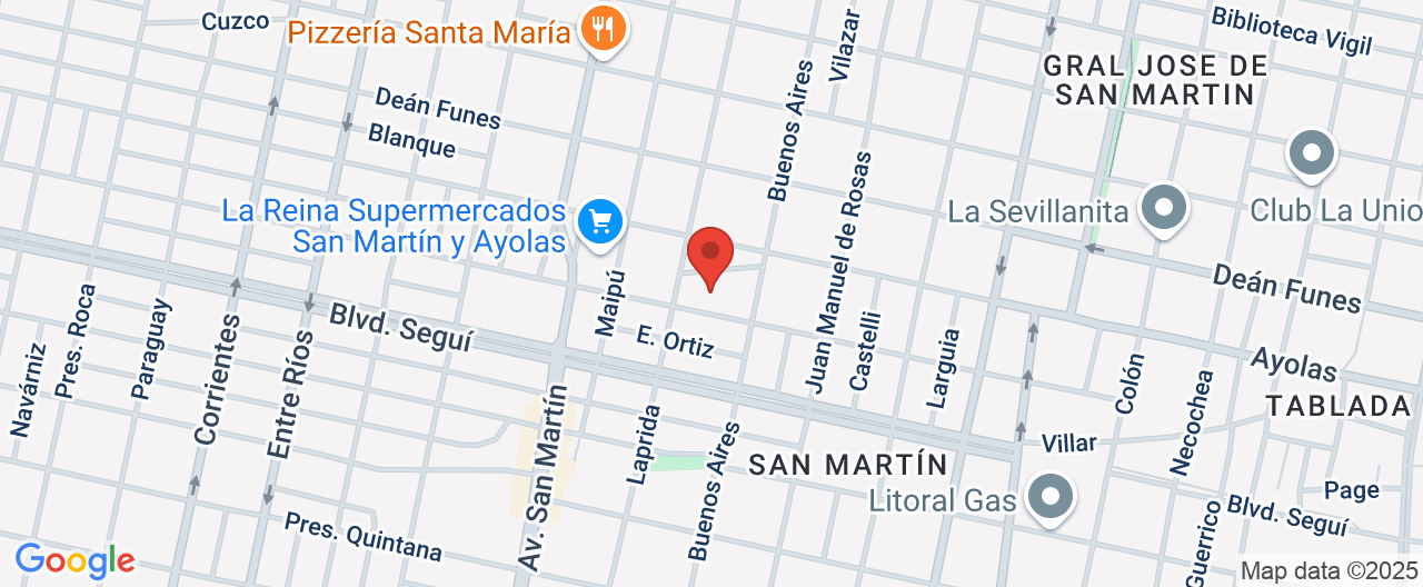 Mapa de la ubicación