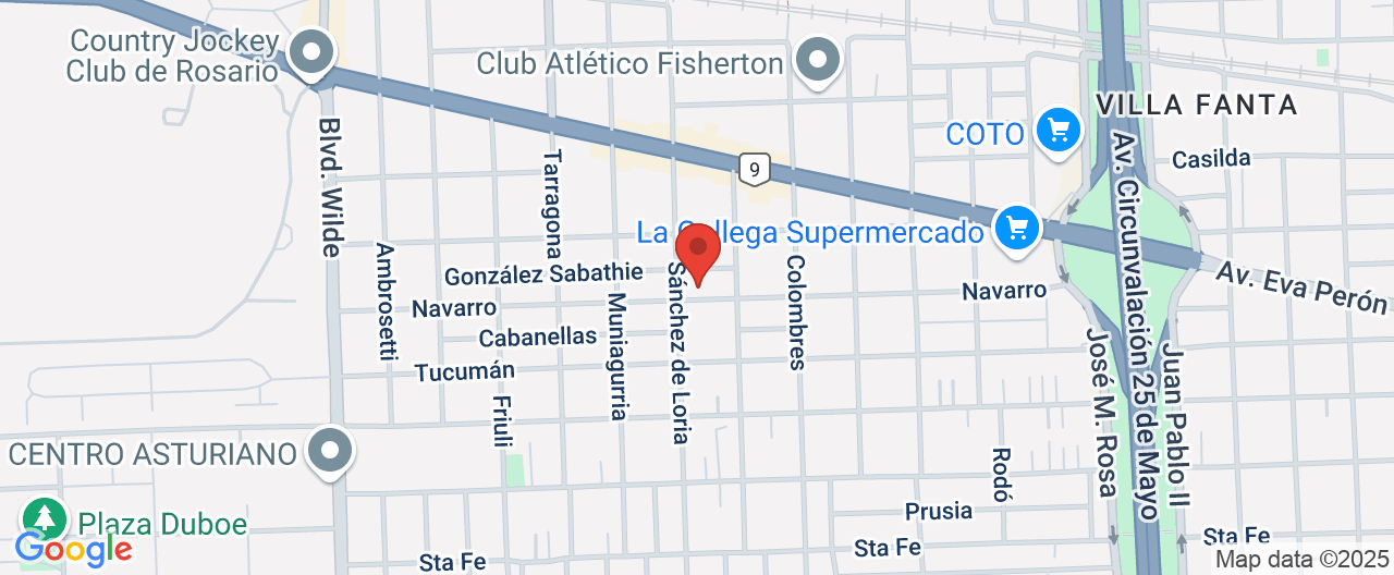 Mapa de la ubicación