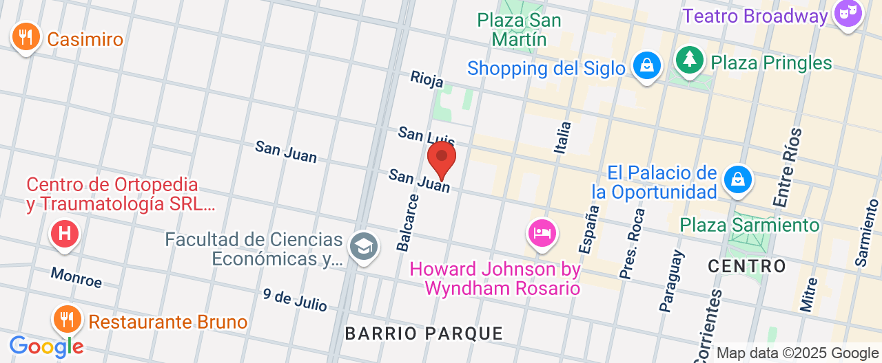 Mapa de la ubicación