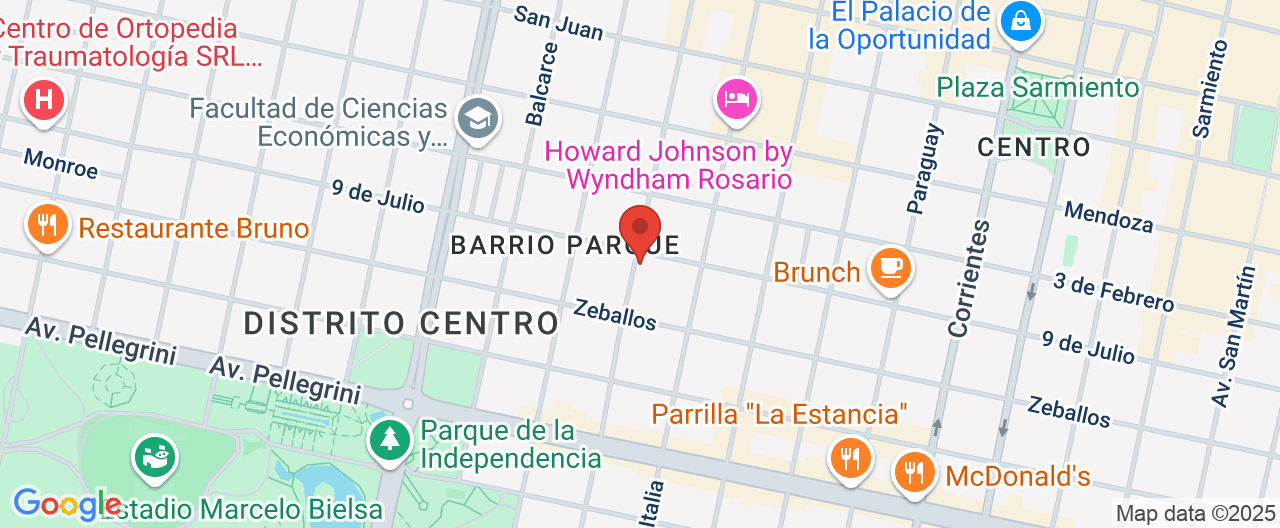 Mapa de la ubicación