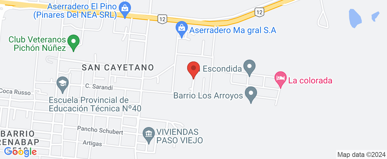 Mapa de la ubicación