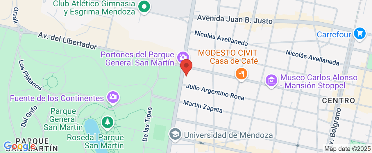 Mapa de la ubicación