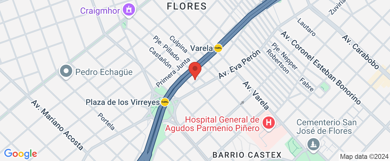 Mapa de la ubicación