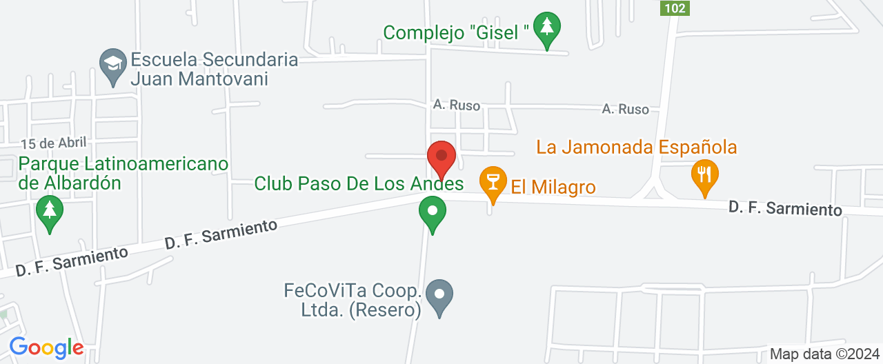 Mapa de la ubicación