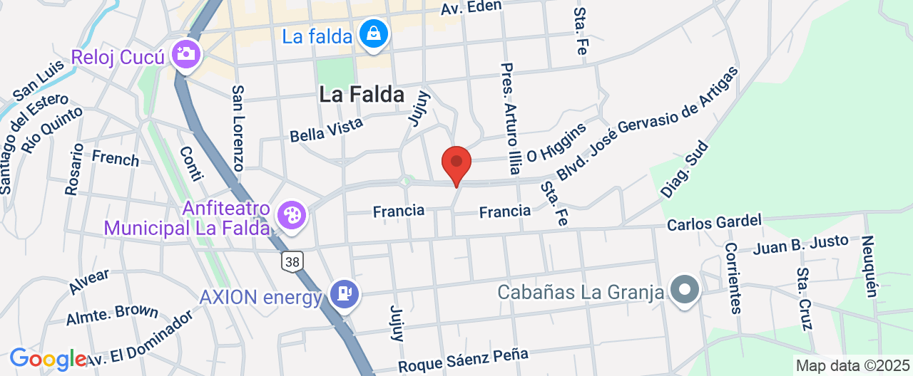 Mapa de la ubicación