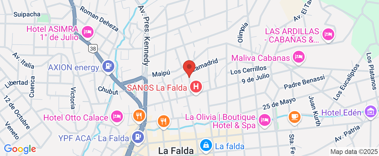 Mapa de la ubicación