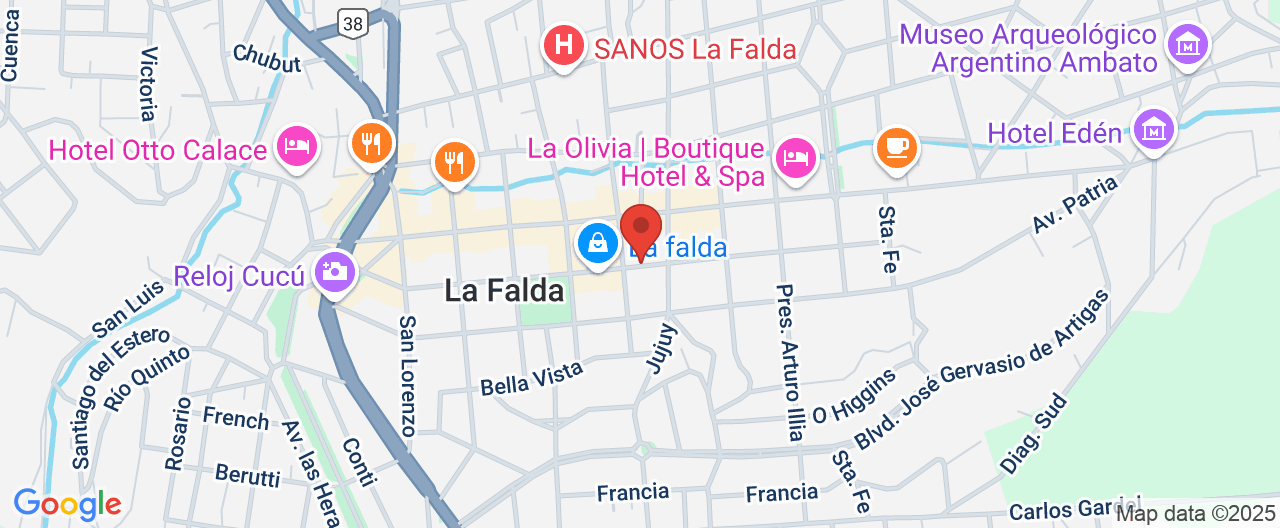 Mapa de la ubicación