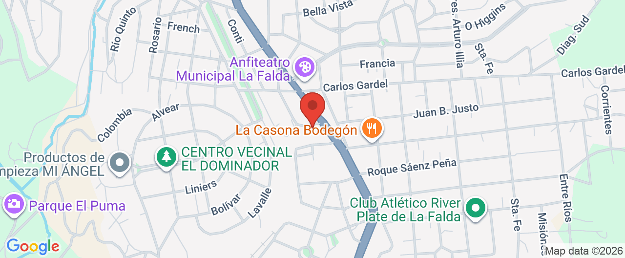 Mapa de la ubicación