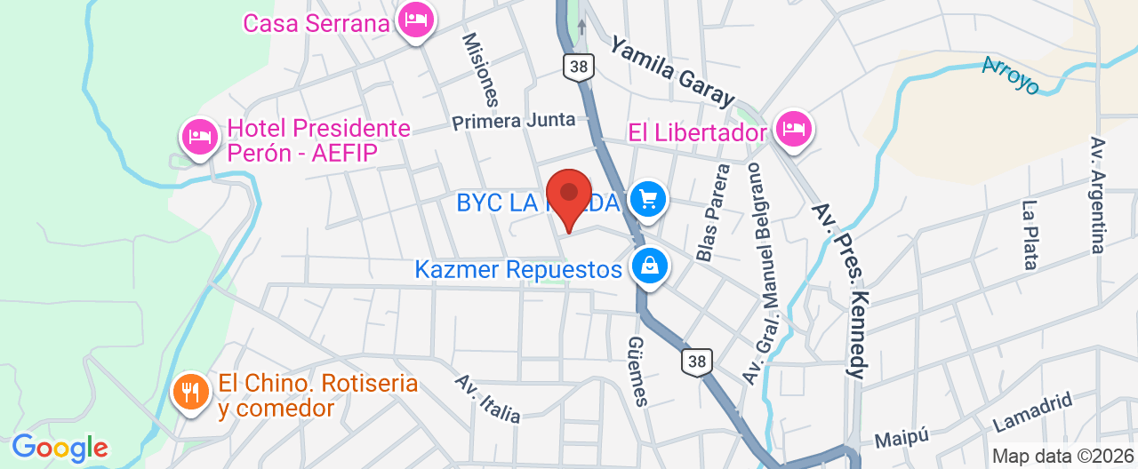 Mapa de la ubicación