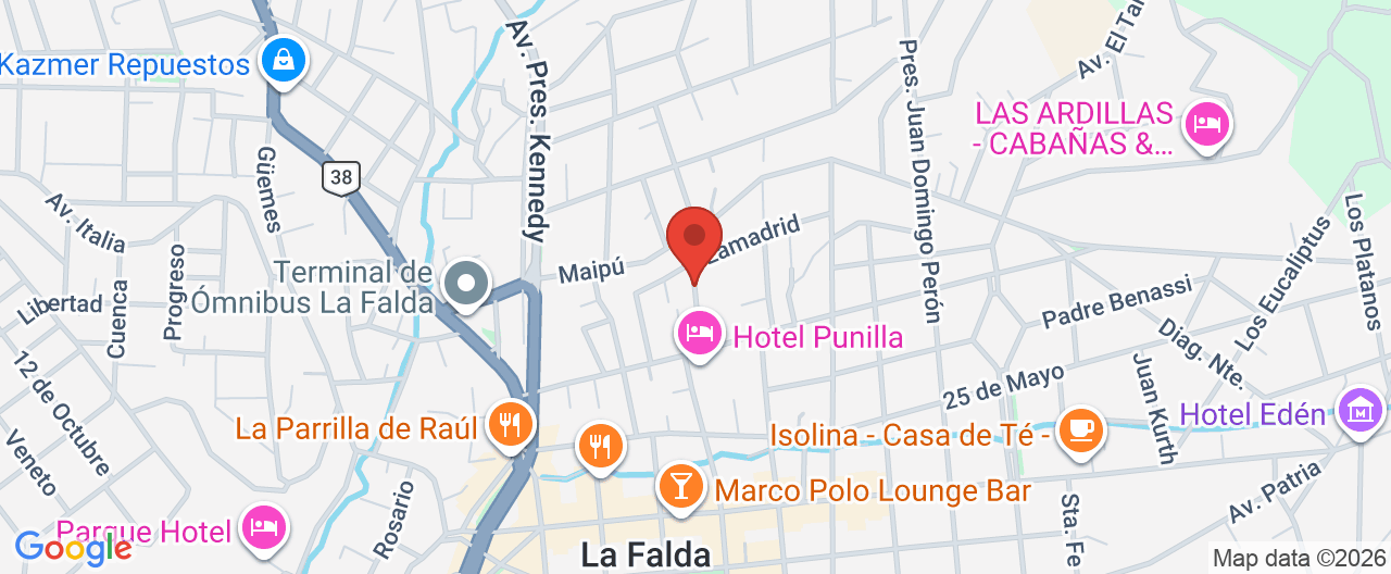Mapa de la ubicación