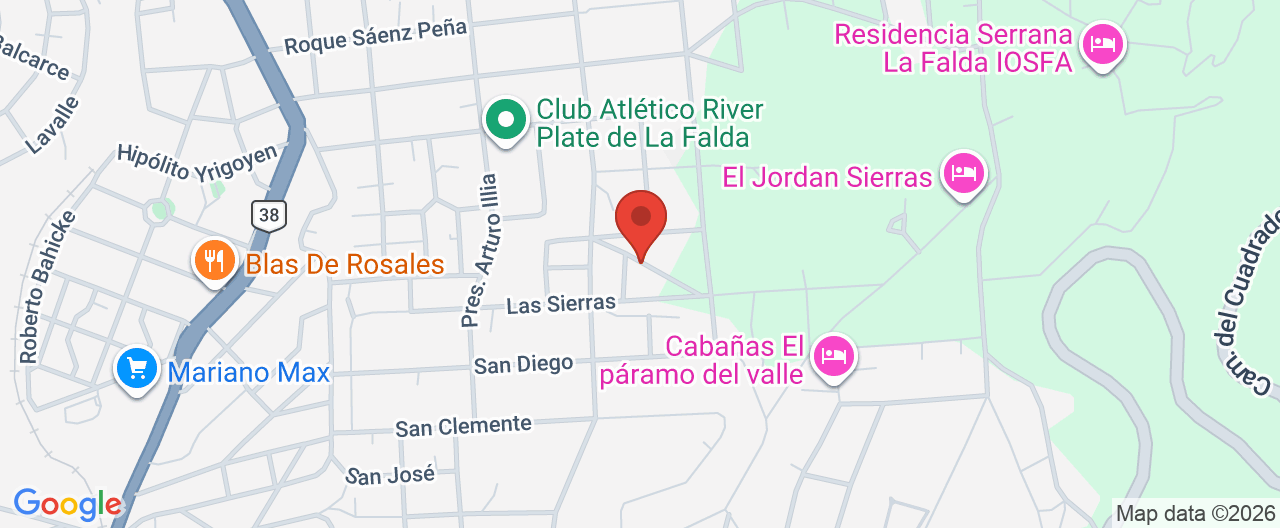 Mapa de la ubicación