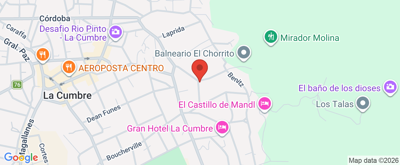 Mapa de la ubicación