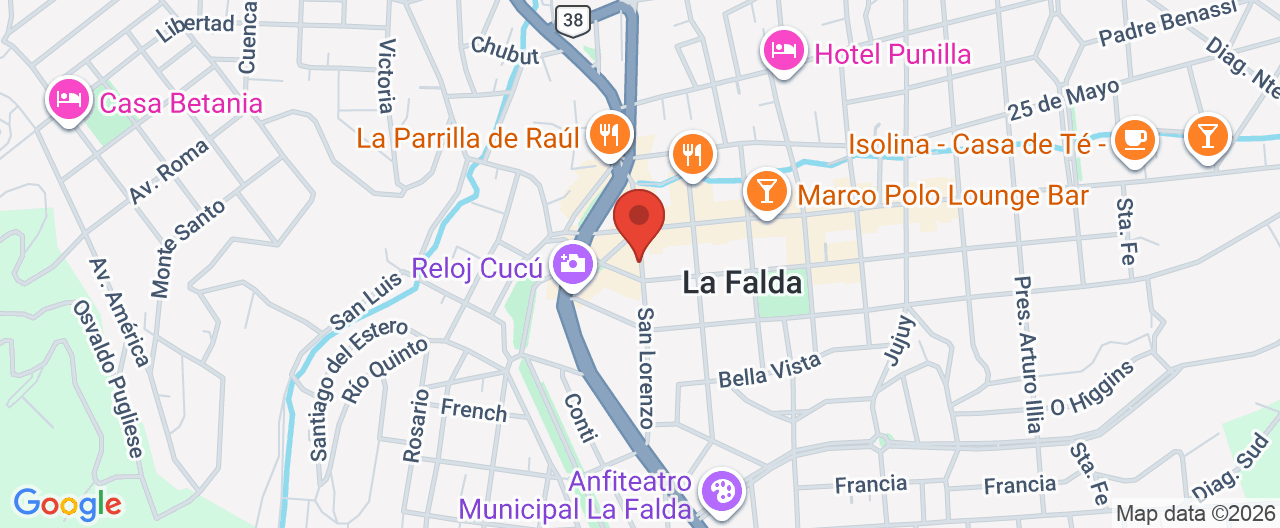 Mapa de la ubicación