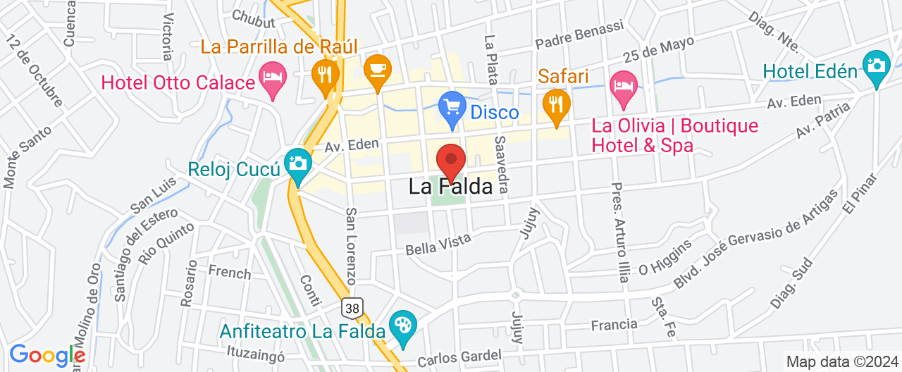 Mapa de la ubicación