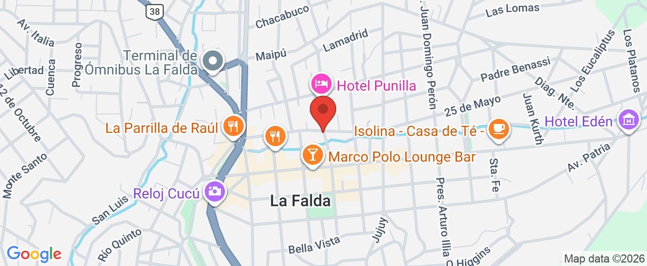Mapa de la ubicación