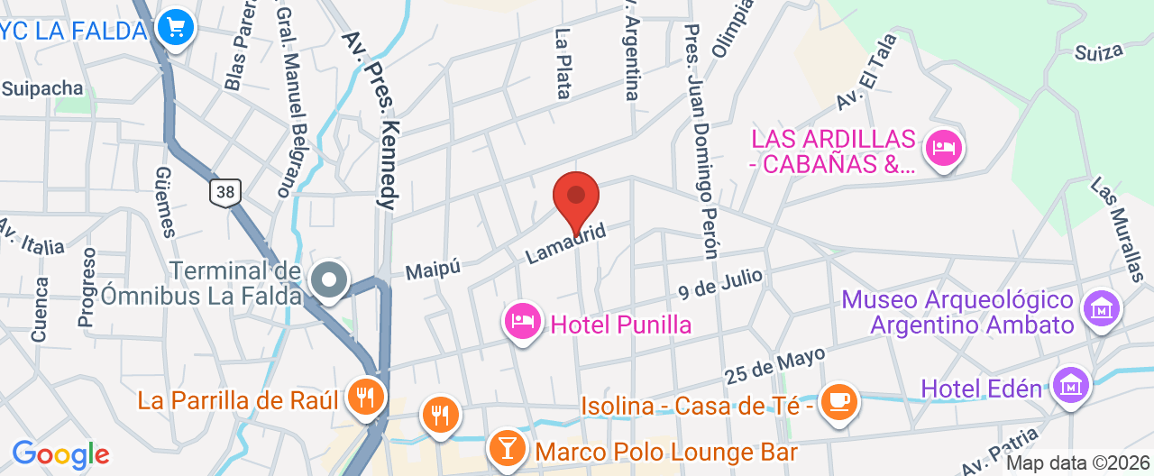 Mapa de la ubicación