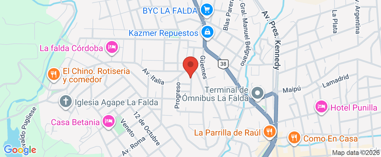 Mapa de la ubicación