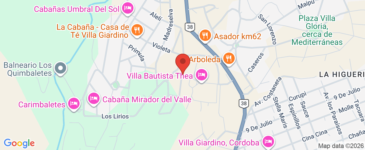 Mapa de la ubicación