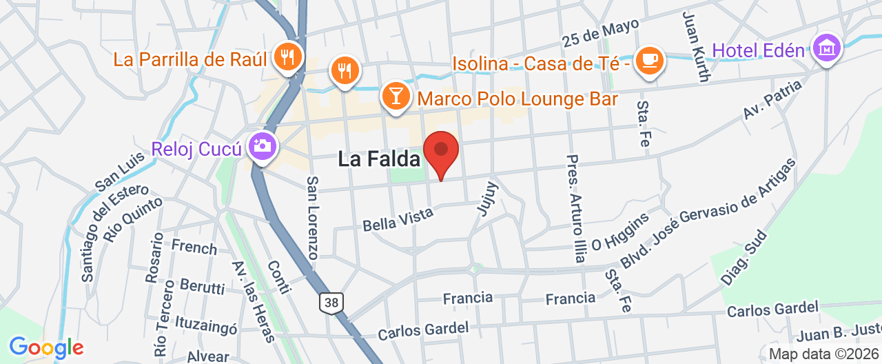 Mapa de la ubicación