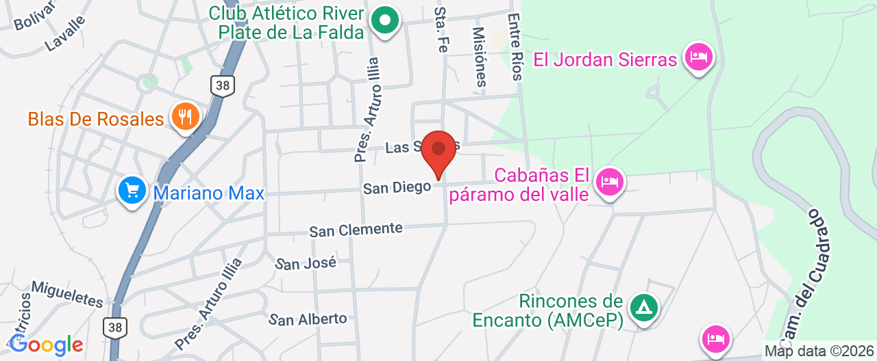 Mapa de la ubicación