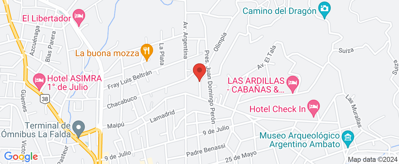 Mapa de la ubicación