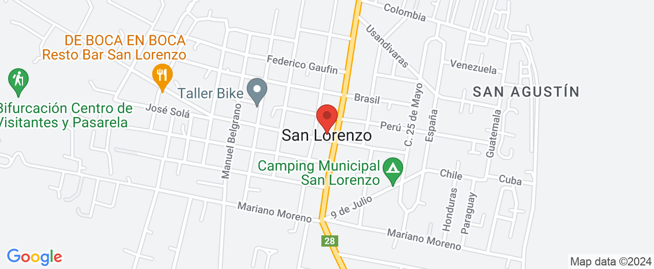 Mapa de la ubicación