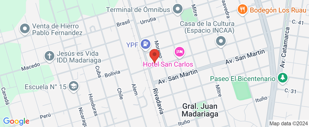 Mapa de la ubicación