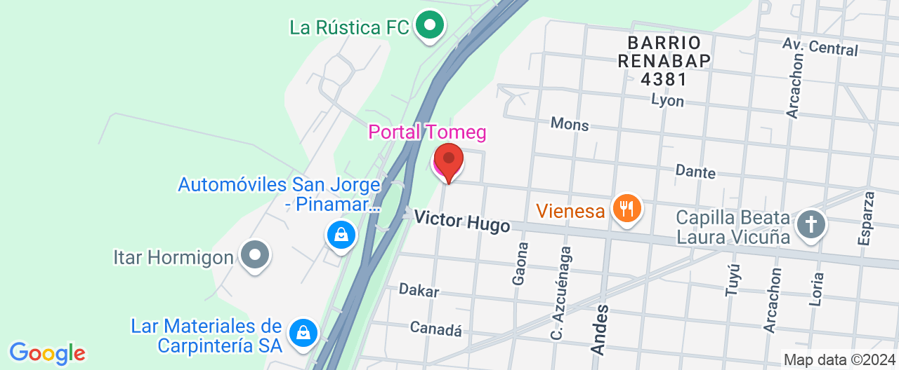 Mapa de la ubicación