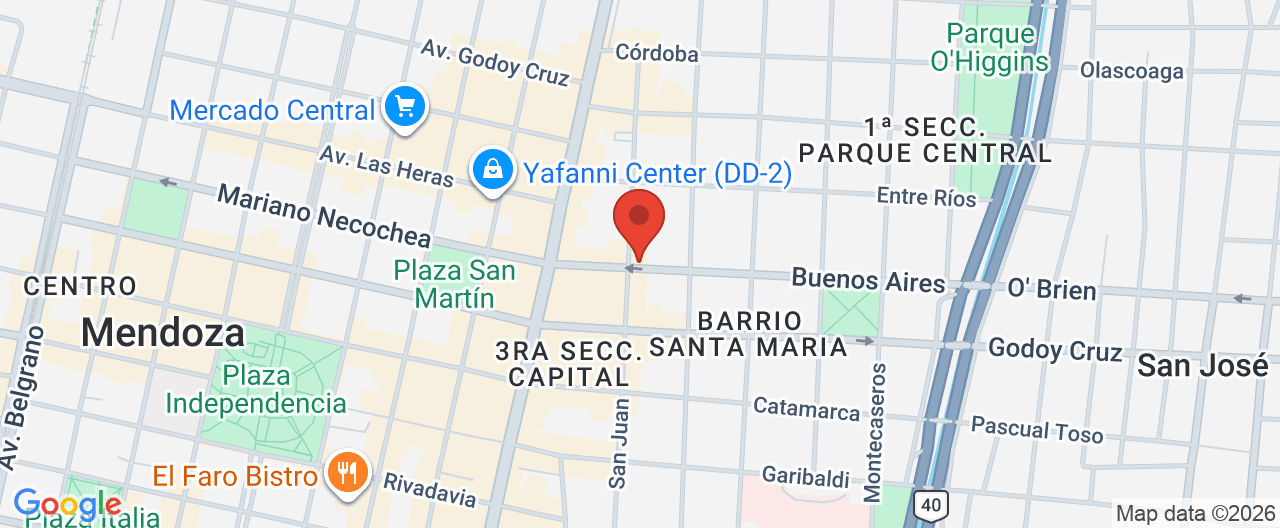 Mapa de la ubicación