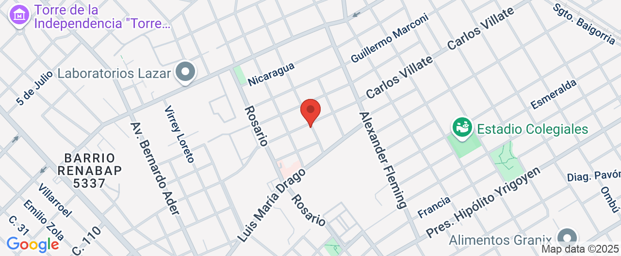 Mapa de la ubicación