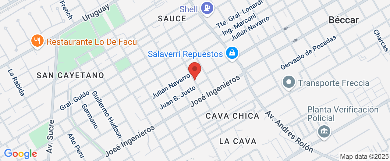Mapa de la ubicación