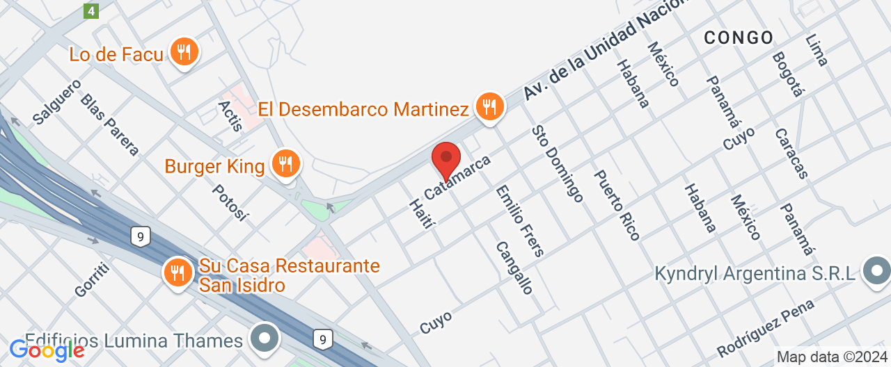 Mapa de la ubicación