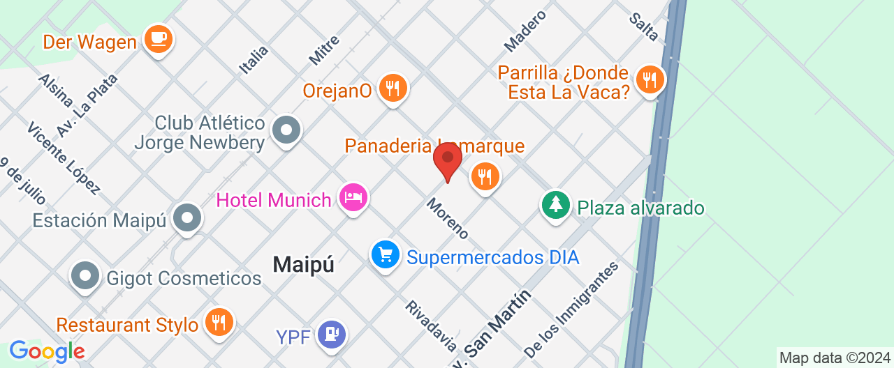 Mapa de la ubicación