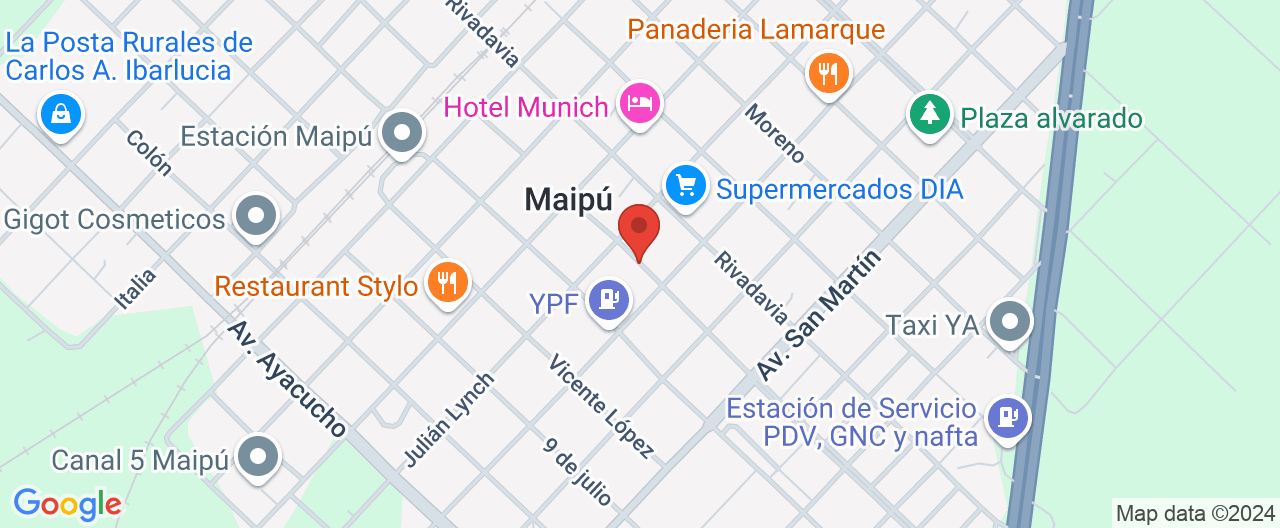 Mapa de la ubicación