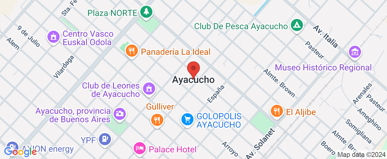 Mapa de la ubicación