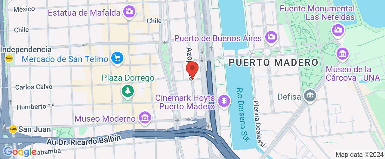 Mapa de la ubicación