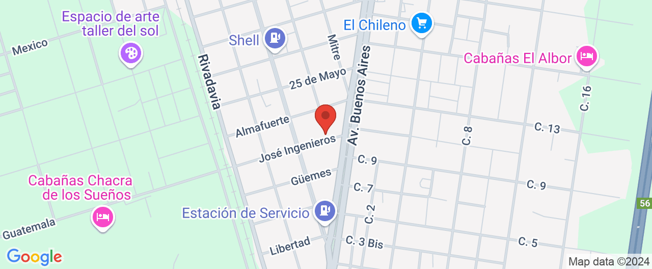 Mapa de la ubicación